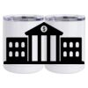 10 oz. White Stainless Steel Short Tumbler Thumbnail