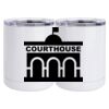 10 oz. White Stainless Steel Short Tumbler Thumbnail