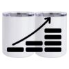 10 oz. White Stainless Steel Short Tumbler Thumbnail