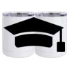 10 oz. White Stainless Steel Short Tumbler Thumbnail