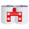 10 oz. White Stainless Steel Short Tumbler Thumbnail