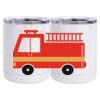 10 oz. White Stainless Steel Short Tumbler Thumbnail