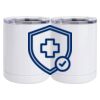 10 oz. White Stainless Steel Short Tumbler Thumbnail