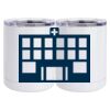 10 oz. White Stainless Steel Short Tumbler Thumbnail