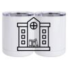 10 oz. White Stainless Steel Short Tumbler Thumbnail