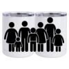 10 oz. White Stainless Steel Short Tumbler Thumbnail