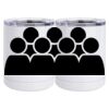 10 oz. White Stainless Steel Short Tumbler Thumbnail