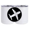 10 oz. White Stainless Steel Short Tumbler Thumbnail