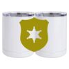 10 oz. White Stainless Steel Short Tumbler Thumbnail