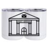 10 oz. White Stainless Steel Short Tumbler Thumbnail