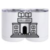 10 oz. White Stainless Steel Short Tumbler Thumbnail