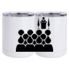 10 oz. White Stainless Steel Short Tumbler Thumbnail
