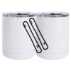 10 oz. White Stainless Steel Short Tumbler Thumbnail