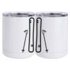 10 oz. White Stainless Steel Short Tumbler Thumbnail