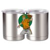 10 oz. Silver Stainless Steel Short Tumbler Thumbnail