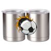 10 oz. Silver Stainless Steel Short Tumbler Thumbnail