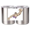 10 oz. Silver Stainless Steel Short Tumbler Thumbnail