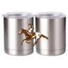 10 oz. Silver Stainless Steel Short Tumbler Thumbnail