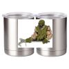 10 oz. Silver Stainless Steel Short Tumbler Thumbnail