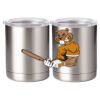 10 oz. Silver Stainless Steel Short Tumbler Thumbnail