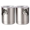10 oz. Silver Stainless Steel Short Tumbler Thumbnail