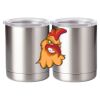 10 oz. Silver Stainless Steel Short Tumbler Thumbnail