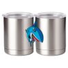 10 oz. Silver Stainless Steel Short Tumbler Thumbnail