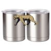 10 oz. Silver Stainless Steel Short Tumbler Thumbnail