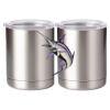 10 oz. Silver Stainless Steel Short Tumbler Thumbnail