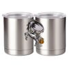 10 oz. Silver Stainless Steel Short Tumbler Thumbnail