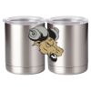 10 oz. Silver Stainless Steel Short Tumbler Thumbnail
