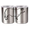 10 oz. Silver Stainless Steel Short Tumbler Thumbnail