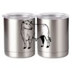 10 oz. Silver Stainless Steel Short Tumbler Thumbnail