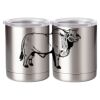10 oz. Silver Stainless Steel Short Tumbler Thumbnail