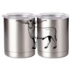 10 oz. Silver Stainless Steel Short Tumbler Thumbnail