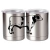 10 oz. Silver Stainless Steel Short Tumbler Thumbnail