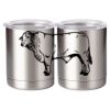 10 oz. Silver Stainless Steel Short Tumbler Thumbnail