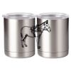 10 oz. Silver Stainless Steel Short Tumbler Thumbnail