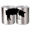 10 oz. Silver Stainless Steel Short Tumbler Thumbnail