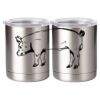 10 oz. Silver Stainless Steel Short Tumbler Thumbnail