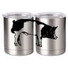 10 oz. Silver Stainless Steel Short Tumbler Thumbnail