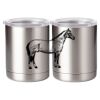 10 oz. Silver Stainless Steel Short Tumbler Thumbnail