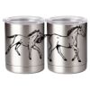 10 oz. Silver Stainless Steel Short Tumbler Thumbnail