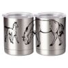 10 oz. Silver Stainless Steel Short Tumbler Thumbnail