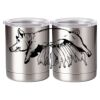 10 oz. Silver Stainless Steel Short Tumbler Thumbnail