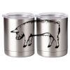 10 oz. Silver Stainless Steel Short Tumbler Thumbnail
