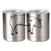 10 oz. Silver Stainless Steel Short Tumbler Thumbnail