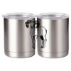 10 oz. Silver Stainless Steel Short Tumbler Thumbnail