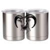 10 oz. Silver Stainless Steel Short Tumbler Thumbnail