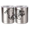 10 oz. Silver Stainless Steel Short Tumbler Thumbnail